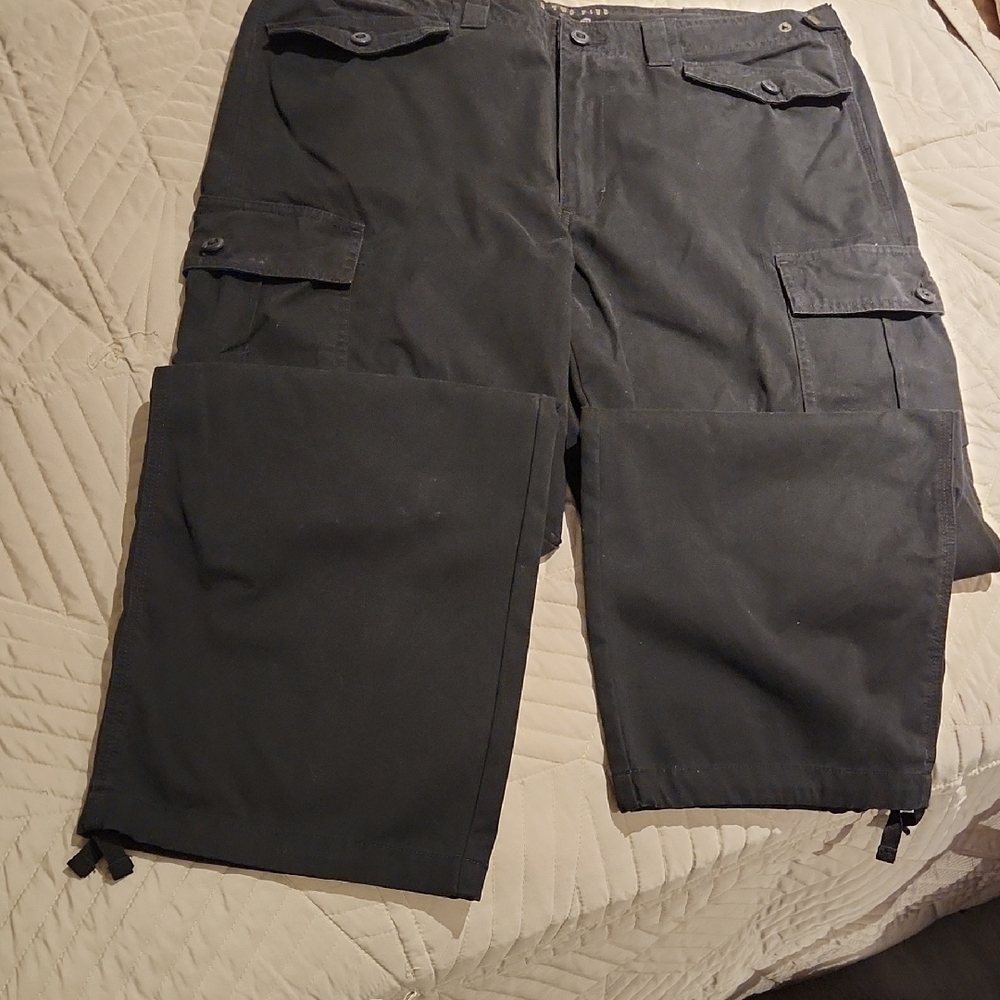 Men's Classic Black Cargo Pants